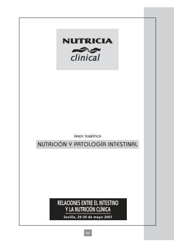 nutriciÃ³n y patologÃ­a intestinal - NutriciÃ³n Hospitalaria