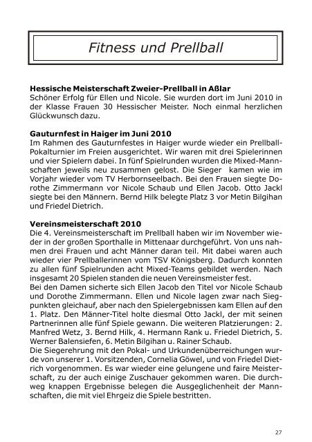 Handball-Abteilung - TV Herbornseelbach e.V.