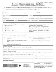 Reduced Course Load Form - ISSS Home