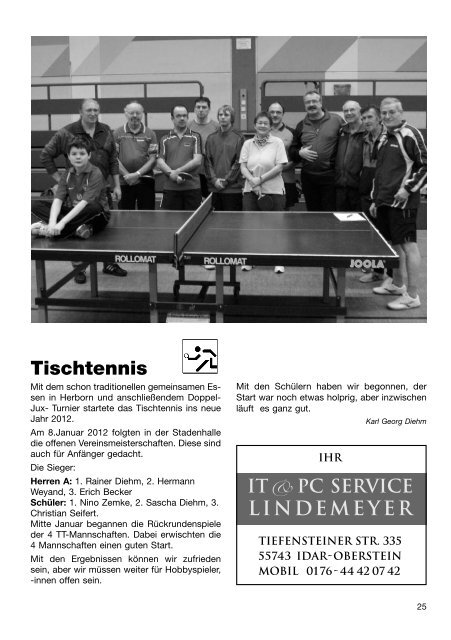 und Sportverein - TuS Tiefenstein