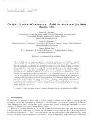 Complex dynamics of elementary cellular automata emerging from ...