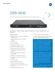 DSR-4530 Spec Sheet - Motorola Solutions