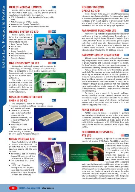 Show Preview page 8- 11 (157 KB) - Messe Düsseldorf