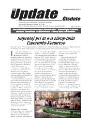 Äisdate 27, oktobro-decembro 2004 - Esperanto Association of Britain