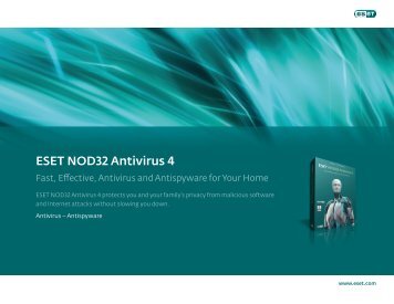 ESET NOD32 Antivirus 4 - L4 Networks