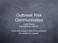 Outbreak Risk Communication