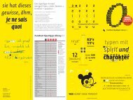 Faltblatt - Fontblog