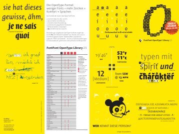 Faltblatt - Fontblog