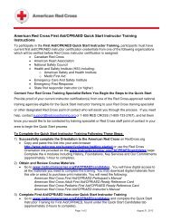 First Aid/CPR/AED Instructor Course - Instructor's Corner