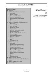 in Java Security - Joller-Voss