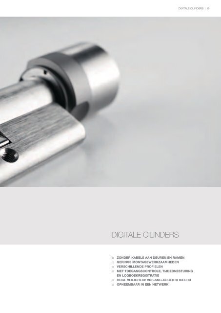 Simons Voss Catalogus Digitale Cilinders NL