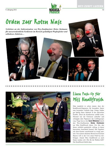 KnallFrosch 2012 - Das olympische Pamphlet über Huerenaffe und Co. 