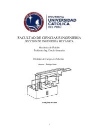 PÃ©rdidas de Carga en TuberÃ­as - Pontificia Universidad CatÃ³lica del ...