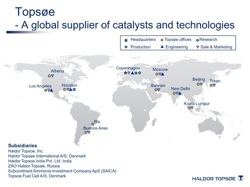 Tar Reforming The Topsoe Approach - Bioenergi