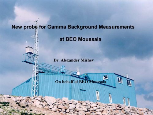 New probe for Gamma Background Measurements at BEO Moussala