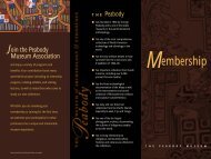 Membership Brochure - Peabody Museum - Harvard University