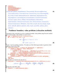 Nonlinear boundary value problems (relaxation methods)