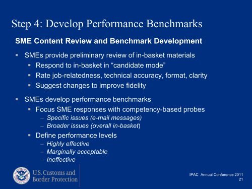 In-Basket Design: Developing and Implementing an On-Line ... - IPAC