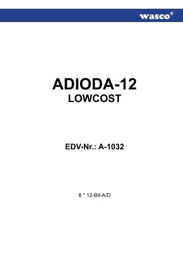 ADIODA-12 - Messcomp Datentechnik GmbH