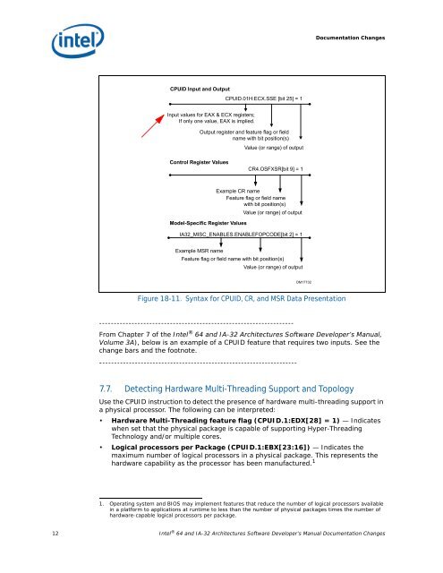 Intel 64 and IA-32 Architectures Software Developer's Manual