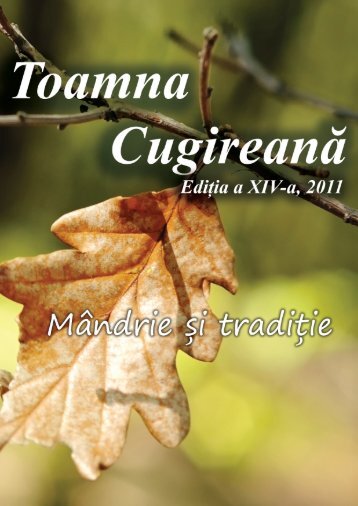 Toamna CugireanÄ 2011 - PrimÄria Cugir