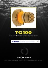 Seals For Water Lubricated Propeller Shafts