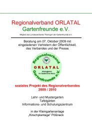 Regionalverband ORLATAL Gartenfreunde e.V.