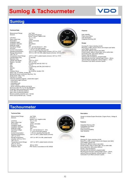 Viewline Marine Catalogue - Howard Instruments