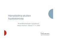 Harrasteilma-alusten huoltotoiminta - Pallo.net