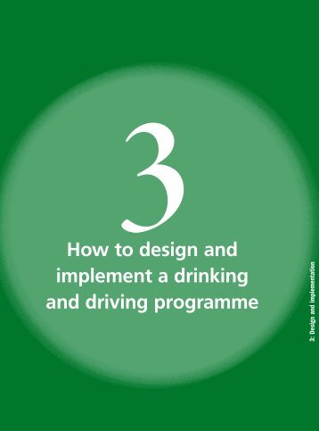 How to design and implement a drinking and driving programme pdf ...
