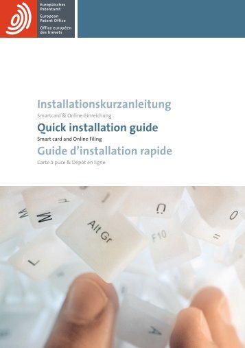 Installationskurzanleitung Quick installation guide Guide d ... - EPO