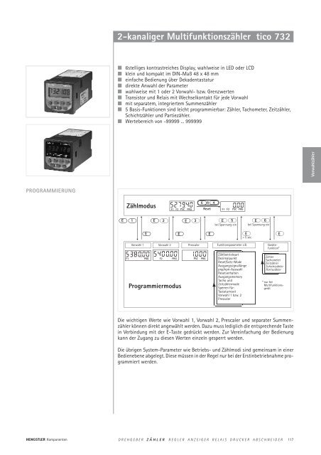 Technische Daten - sensor instruments