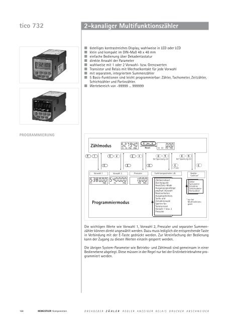 Technische Daten - sensor instruments