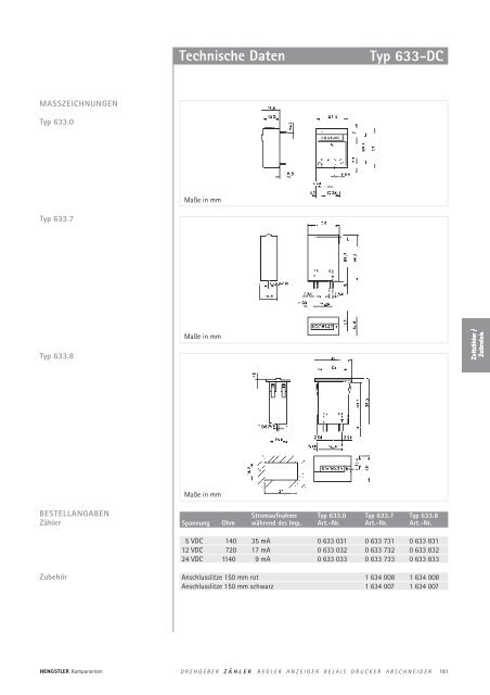 Technische Daten - sensor instruments