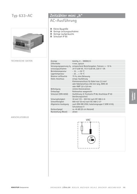 Technische Daten - sensor instruments