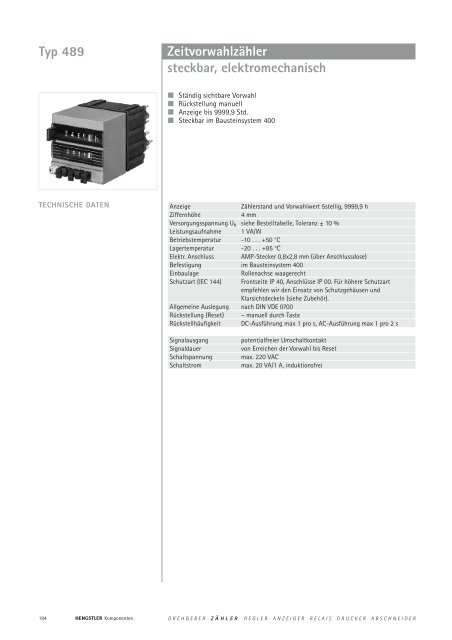 Technische Daten - sensor instruments