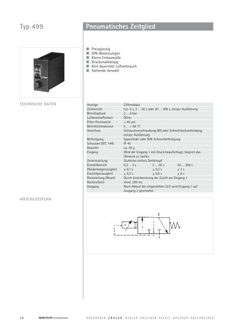 Technische Daten - sensor instruments