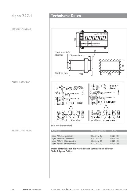 Technische Daten - sensor instruments