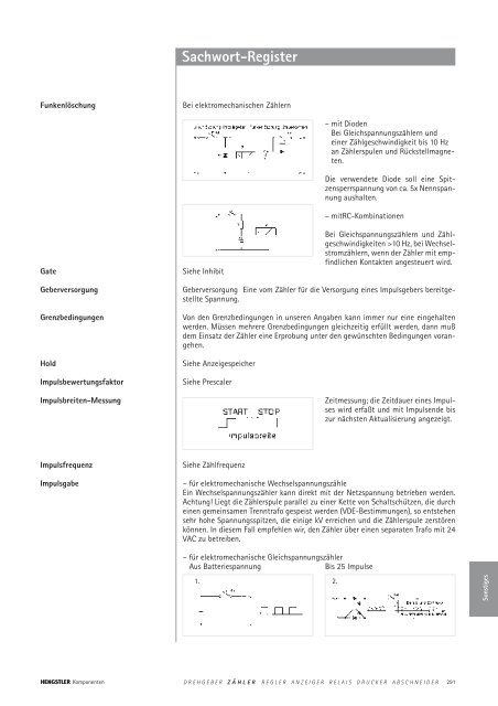 Technische Daten - sensor instruments