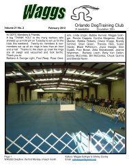 Apr - Orlando Dog Training Club