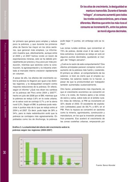 Pobreza, desigualdad y desarrollo en el PerÃº - Oxfam International