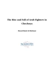 The Rise and Fall of Arab Fighters in Chechnya - The Jamestown ...