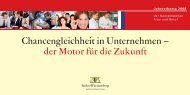 Chancengleichheit in Unternehmen - Kontaktstellen Frau und Beruf ...