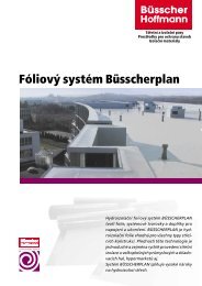 Foliový systém Busscherplan - Büsscher & Hoffmann