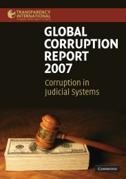GLOBAL CORRUPTION REPORT 2007 - Transparency International