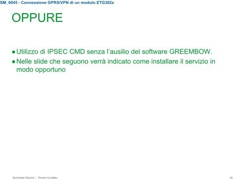 SM_0045 - Connessione GPRS/VPN di un ... - Schneider Electric