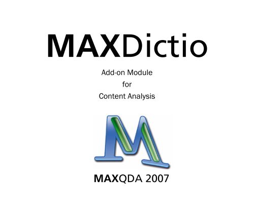 maxqda maxdictio maxqda maxdictio