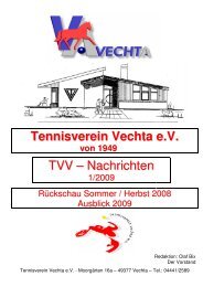 Grünkohl + Boßeln - Tennisverein Vechta eV