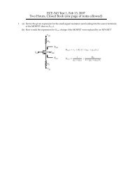 ECE-343 Test 1, Feb 13, 2007 Two Hours, Closed Book (one page ...