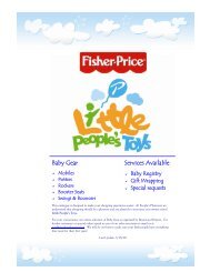 Fisher PriceÃ¢Â€Â”Swings - Little People's Toys